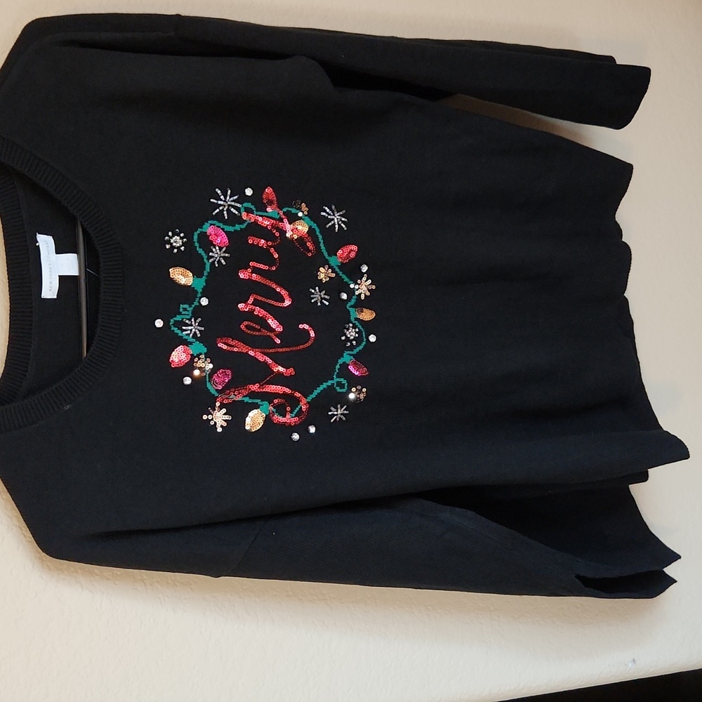 New York & Company holiday sweater NEW MEDIUM